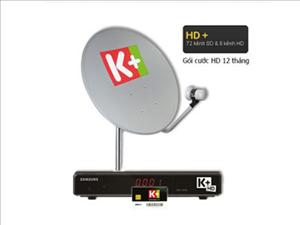 Trọn bộ thiết bị K+ HD 12 tháng